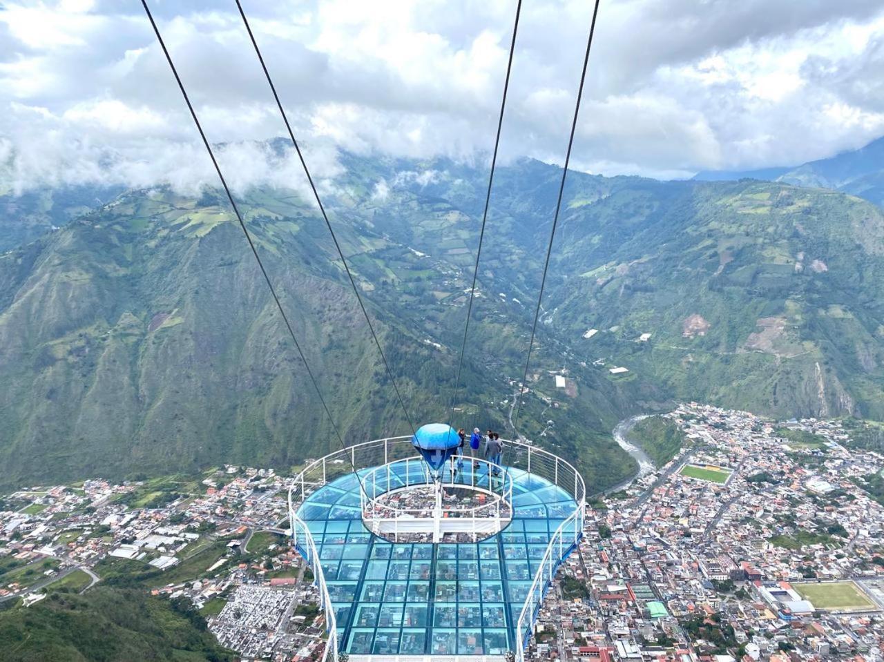 Mountain Chalet - Tungurahua Hot Springs/Aguas Termales Baños Exteriör bild